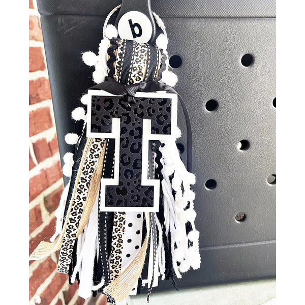 Monogram bag tag, bag charm, acrylic bag tag, beach bag tag, pool bag charm