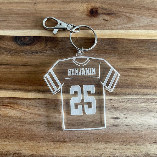 Football Team Gift, Football Personalized Keychain