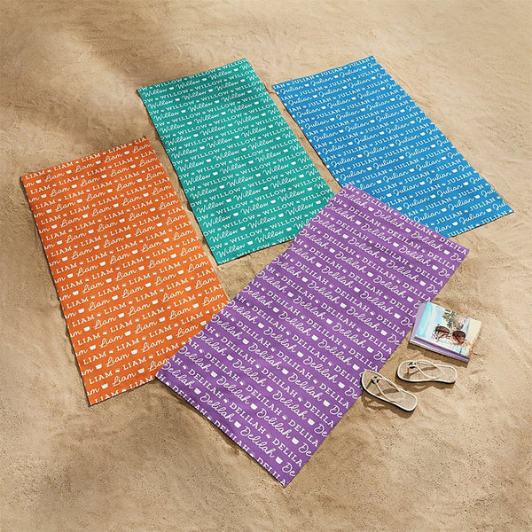 Name Style Beach Towel