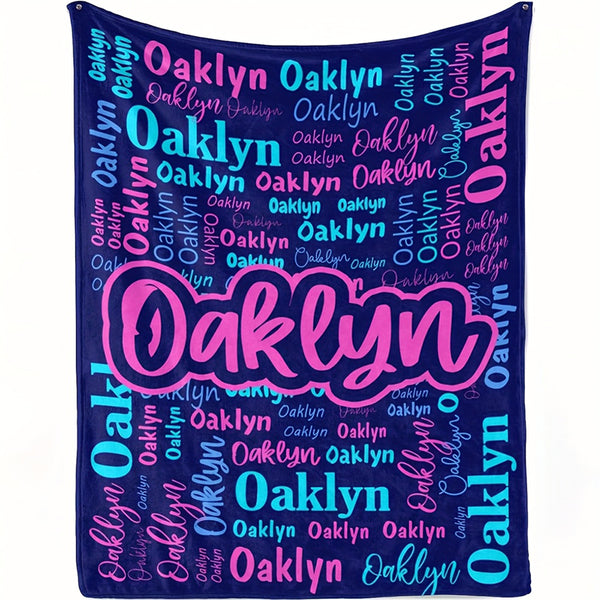 Custom Name Blanket - Personalized Blanket