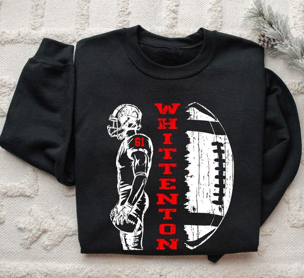 Personalized Football Sweatshirt