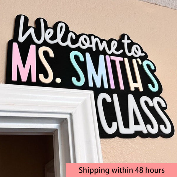 Home Decor Signs Custom Teacher Gift
