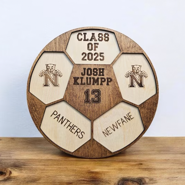 Personalized Soccer Player Plaque, Senior Night Soccer Gift