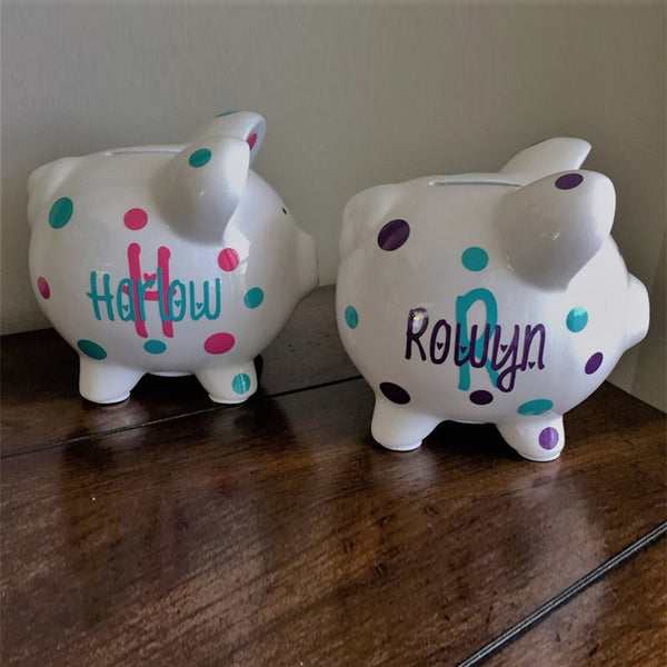 Personalized Piggy Bank-Piggy Bank For Boys-Piggy Bank For Girls-Piggy Banks