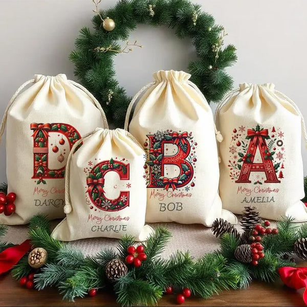 Personalised Santa Sack Christmas Sack Personalised Christmas Toy Sack