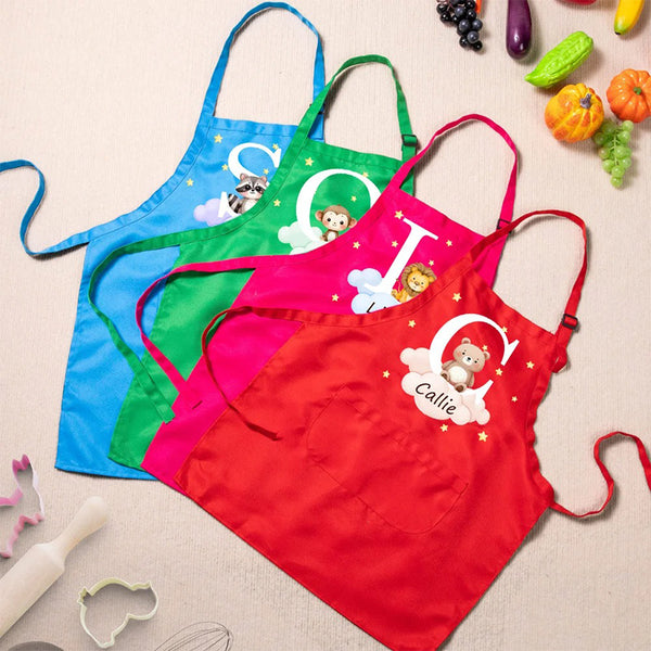 Personalized Animal Elephant Adjustable Kid Apron