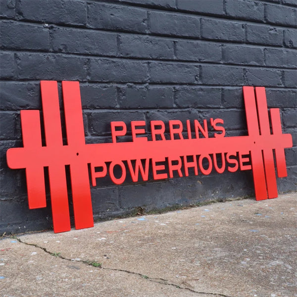 Personalized Home Gym Sign - Work Out - Custom Gym Sign