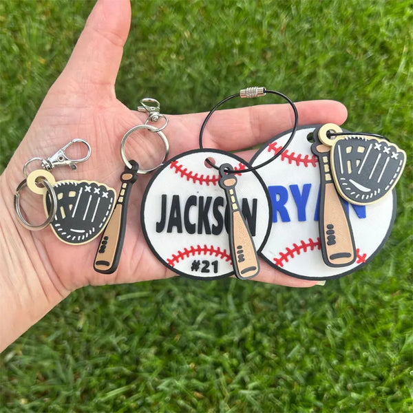 Sport Bag Tags - Personalized Name Tag - Custom Bag Tag