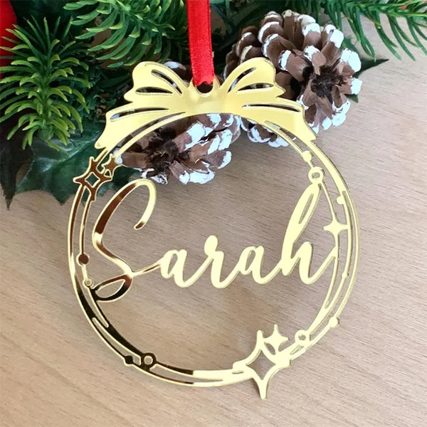 Personalized Christmas Ornaments with Custom Name