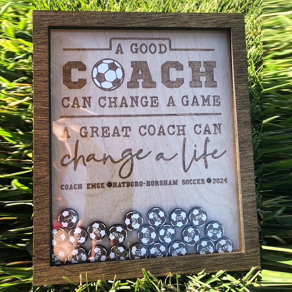 Soccer Coach plaque End of Season team gift club