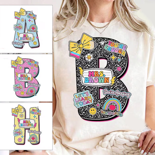 Personalized Teacher Shirt, Back To School Shirt