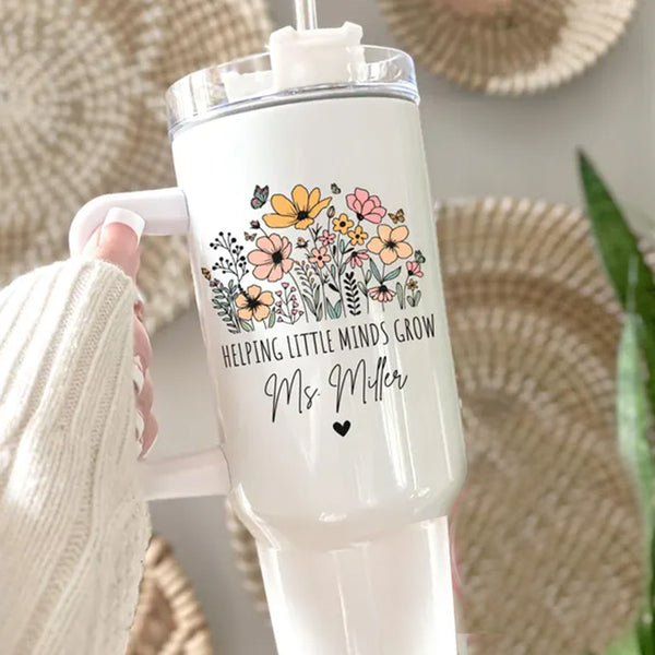 Teacher 40oz Tumbler Helping Little Mind Grow Teacher