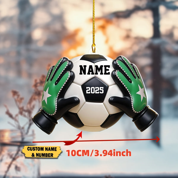 Personalized Soccer Ornament