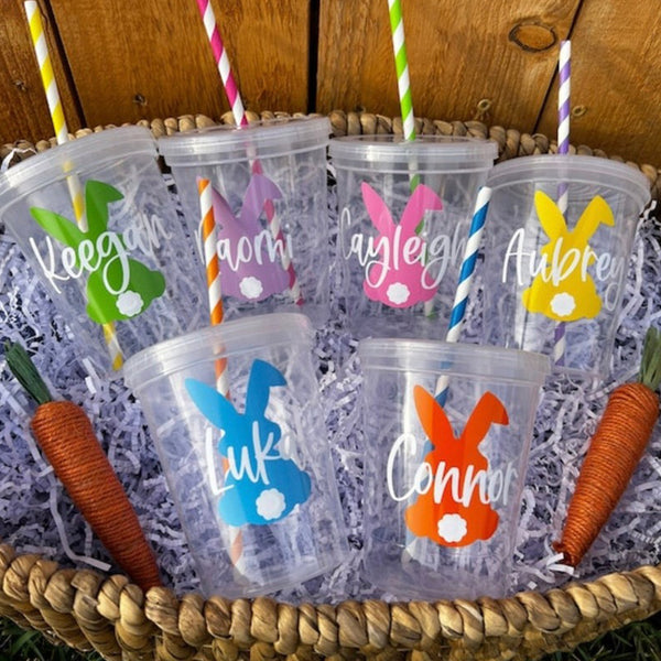 Easter Party Cups for Kids, Kids Easter Cups, Easter Basket Stuffers for kids, Easter Party Favors, Kids Easter Gifts