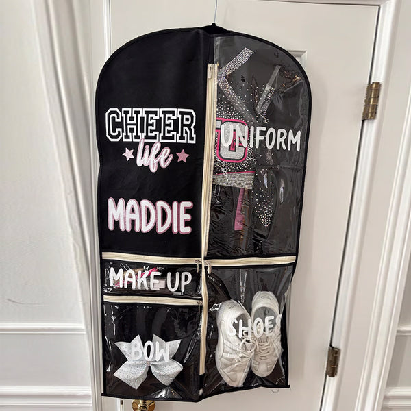 Personalized Cheer Life Garment Bags