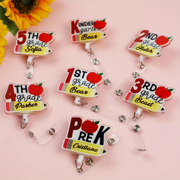 Back to Creative Apple Pencil Print Letter Grades Acrylic