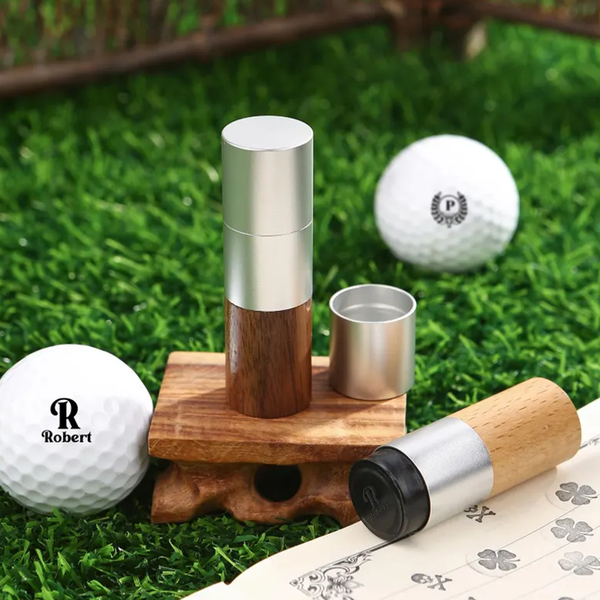 Custom Monogrammed Name Golf Ball Stamp