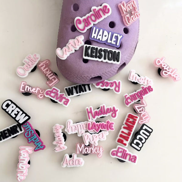 Custom Clog Charms Shoe Charms Name
