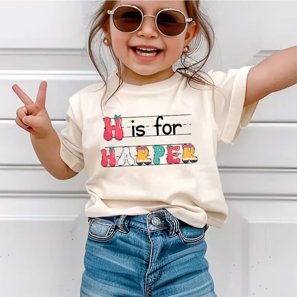 Custom Kids Name Back To School Shirt Shirt