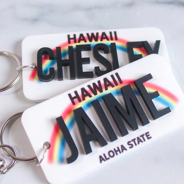 License Plate Keychain | Custom License Plate