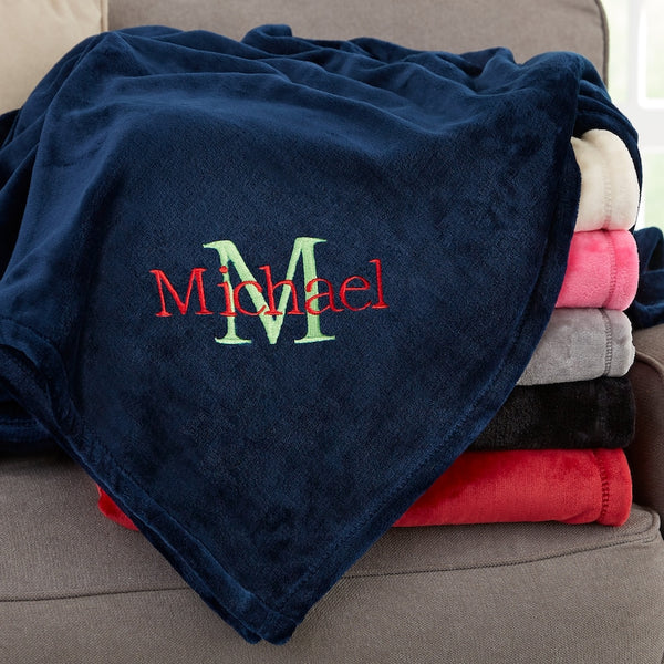 All About Me Personalized Fleece Blanket, Christmas Gifts, Custom Blankets