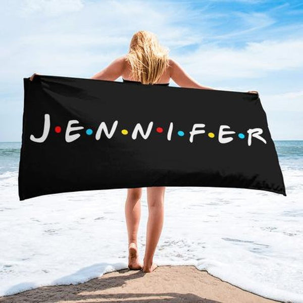 Custom Name Pool Cabana Towels