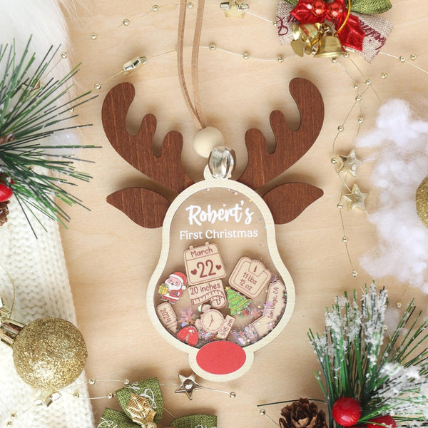 Personalized Baby's First Christmas Ornament 2025: