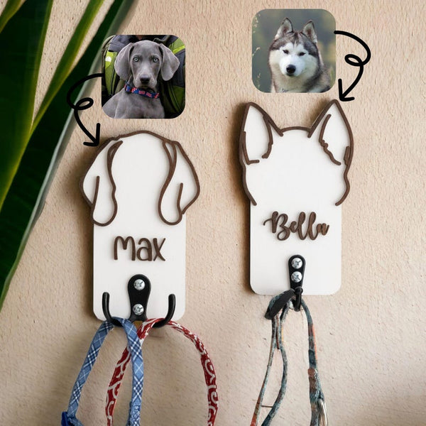 Personalized Dog Leash Holder For Organizing Pet Accessories