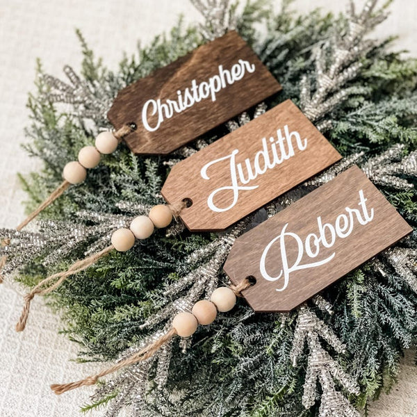 Personalized Stocking Tag, Stocking Name Tags