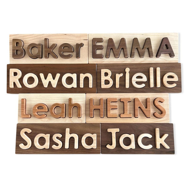 Wood Custom Name Puzzle