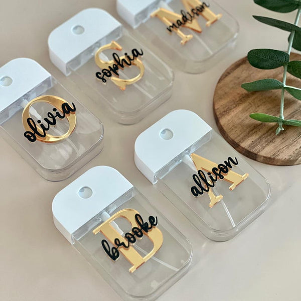 Bridesmaids Gift Personalized Refillable Empty Spray Bottle