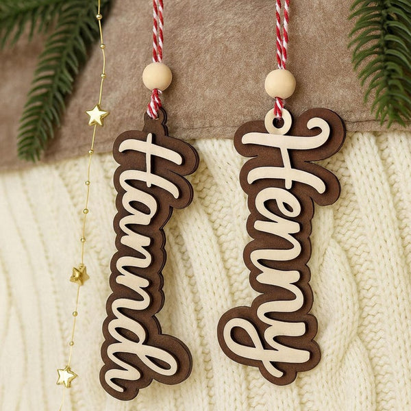 Custom Stocking Tags, Christmas Gift Tags, Personalized Tags