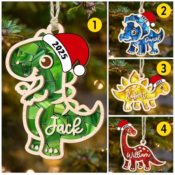 3D Layered Dino Ornaments for Kids