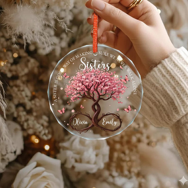 Personalized Sisters Ornament