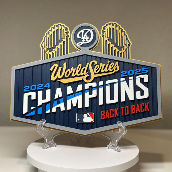 2025 World Series Back to Back Champions City Plaque