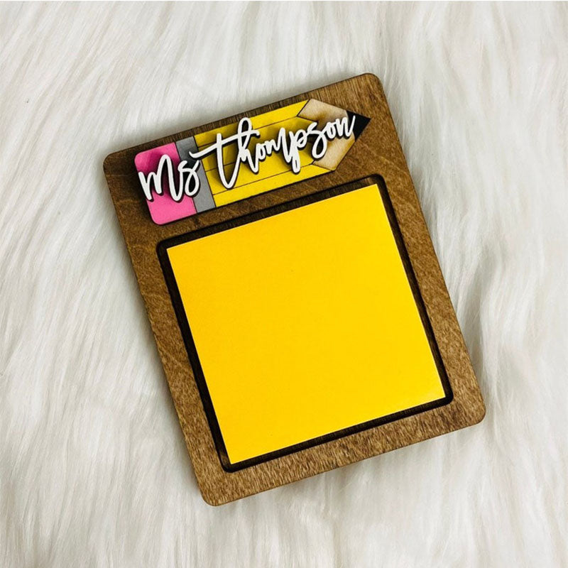 Teacher Note Holder Teacher Gift Desk Accessories Teacher Appreciation