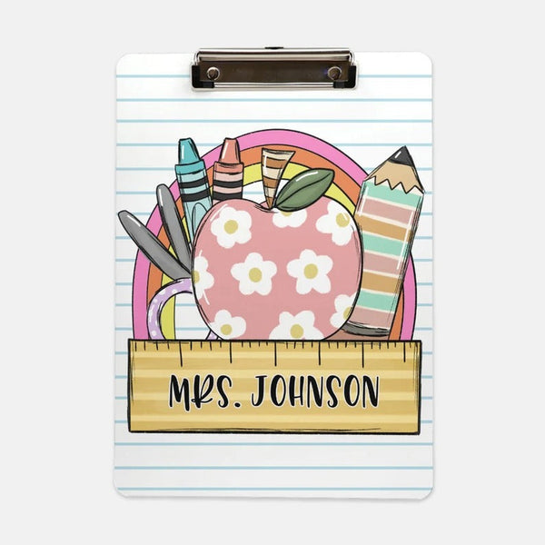 Personalized Teacher Clipboard - Custom Clipboard for teacher